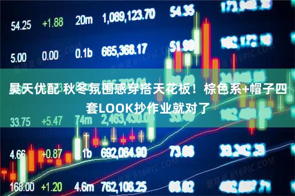 昊天优配 秋冬氛围感穿搭天花板！棕色系+帽子四套LOOK抄作业就对了